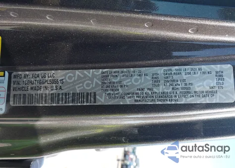 2023 Jeep Gladiator Overland 4X4 from USA, damaged, VIN 1C6HJTFG6PL505515